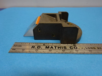 MICROSCOPE PART OLYMPUS JAPAN MOUNTED PRISM OPTICS AS IS #90-74