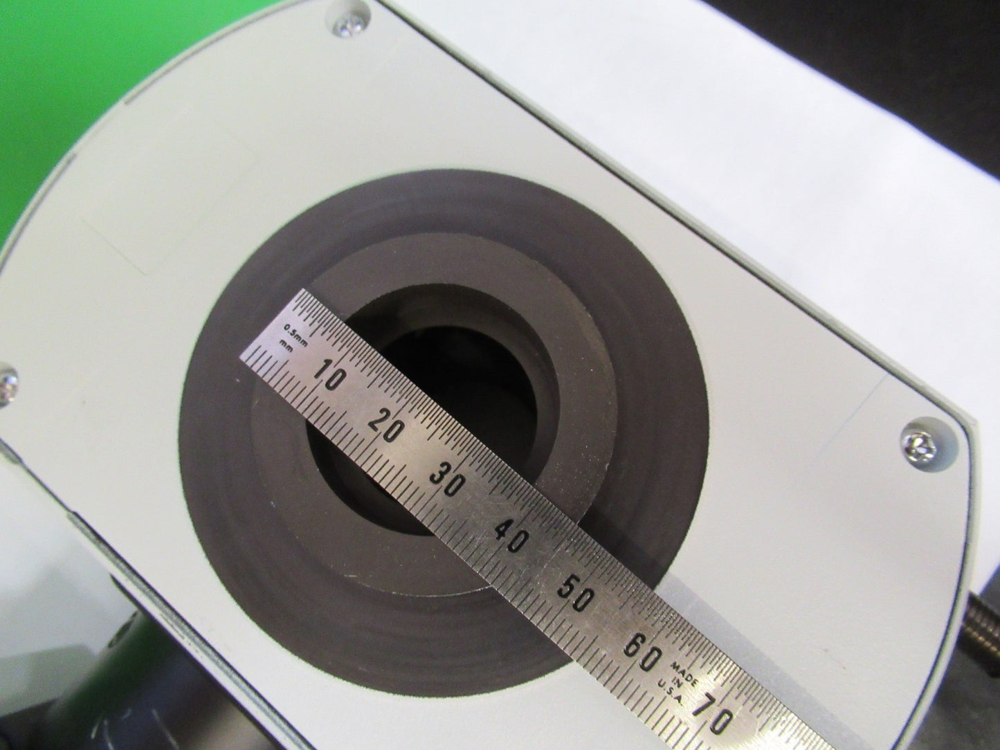 BIOMEDX CAMERA MANIFOLD OPTICS ASSEMBLY MICROSCOPE PART AS PICTURED T3-B-36