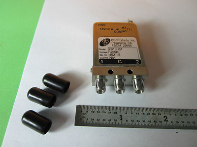 DB PRODUCTS PASADENA RF MICROWAVE COAXIAL SWITCH FREQUENCY BIN#31-30