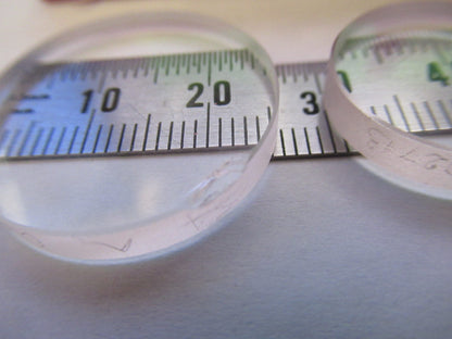 OPTICAL LENS LOT CALCIUM FLUORIDE CaF2 INFRARED OPTICS AS PICTURED T7-FD-98