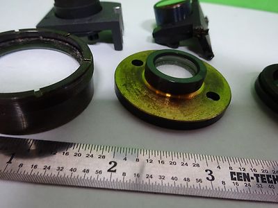Microscope Lot Carl Zeiss AG Parts Lenses Optics AS IS