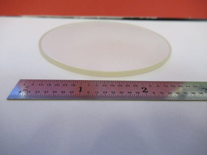 OPTICAL FLAT GLASS ROUND PLATE OPTICS AS PICTURED &3-FT-X45