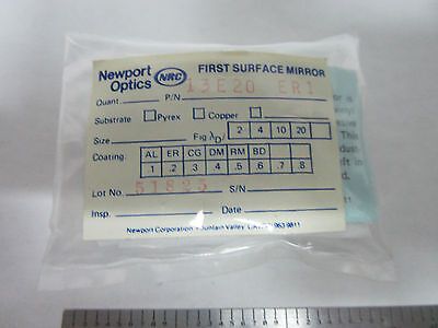 OPTICAL FIRST SURFACE MIRROR NEWPORT LASER OPTICS ??  BIN#3