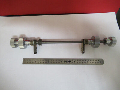WILD SWISS STAGE TABLE MICROMETER SET KNOBS MICROSCOPE PART AS PICTURED &4B-A-45