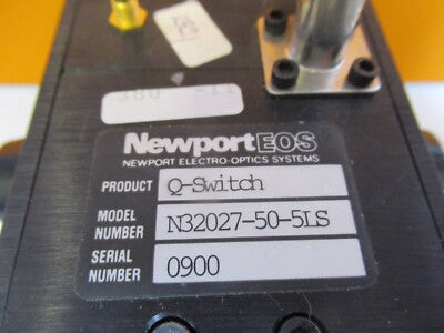 NEWPORT OPTICAL Q-SWITCH LASER OPTICS AS PICTURED &FT-1-A-54