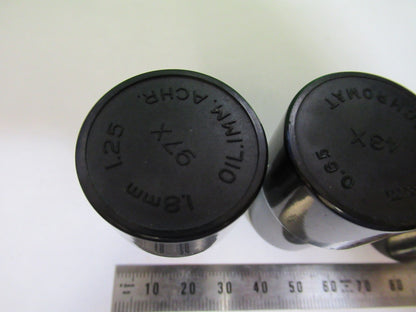 BAUSCH LOMB ANTIQUE LOT PLASTIC EMPTY CANS MICROSCOPE PART AS PICTURED Y4-FT-86