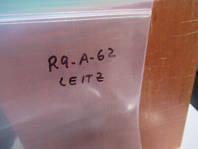 EMPTY WOOD BOX LEITZ WETZLAR GERMANY MICROSCOPE PART AS PICTURED R9-A-62