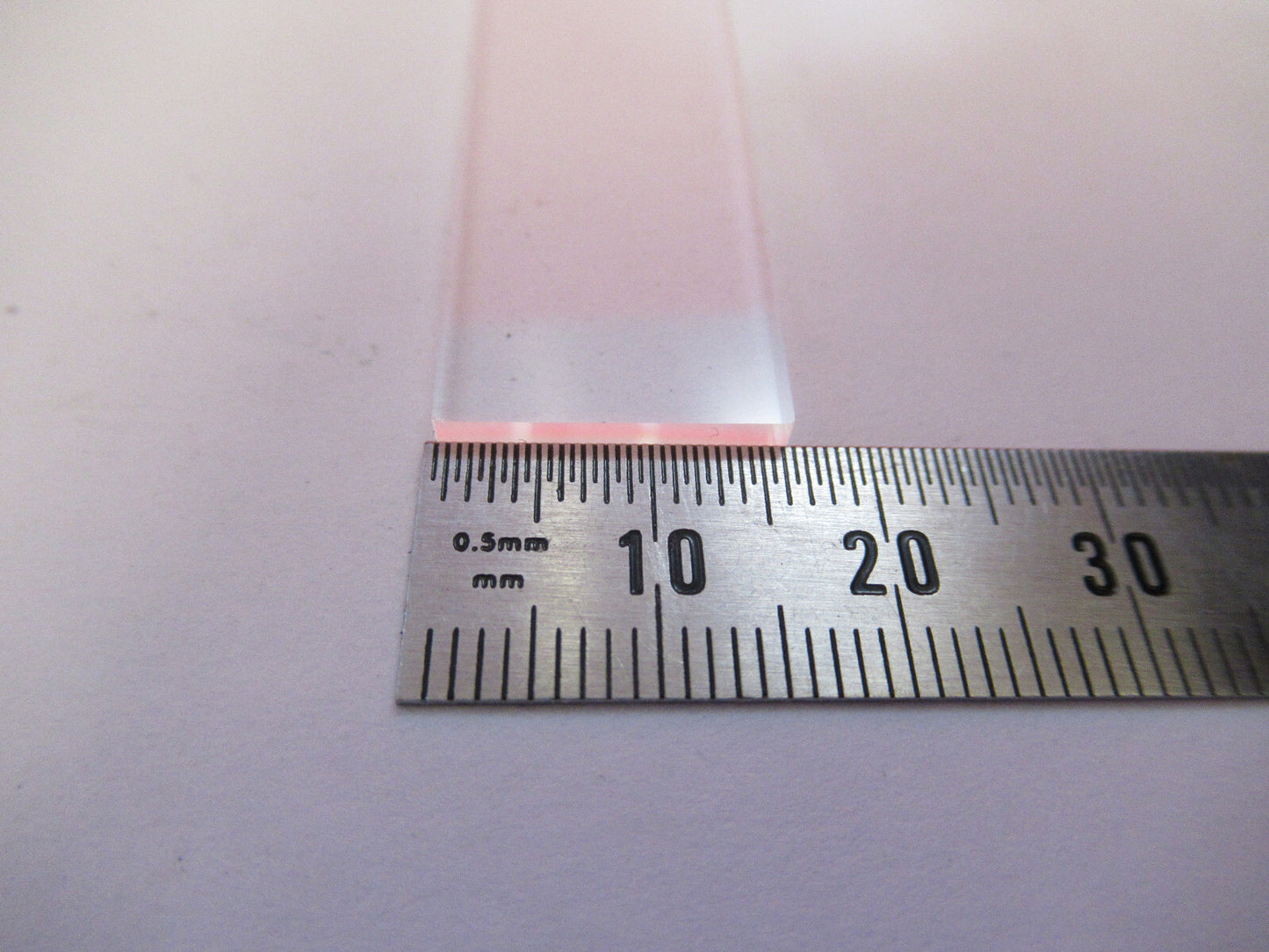 Optical BK7 Glass Slab small chip edge very clean Laser Optics