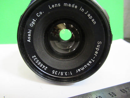 Lens Camera Asahi Japan F 1.3.5 Takumar Optics