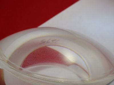 SEHR GROSSE KONVEX-KONKAV-GLASLINSE (Oberflächenpolieren erforderlich) OPTIK &amp;K7-A-99