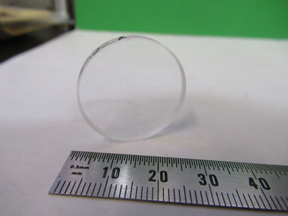 OPTICAL FLAT FUSED SILICA LASER OPTICS UNCOATED AS PICTURED &F3-B-81