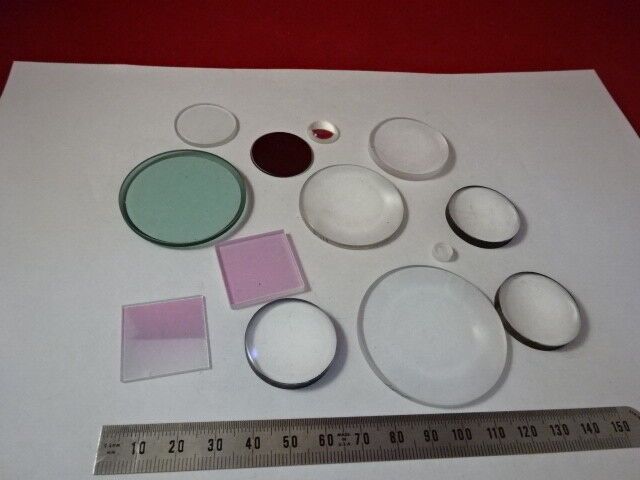 LOT OPTICAL LENSES + FILTERS PRO OPTICS AS IS &U7-A-09B