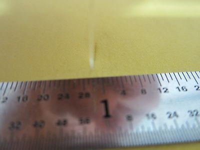 OPTICAL SAPPHIRE THIN BLANK LASER OPTICS BIN#D9-06