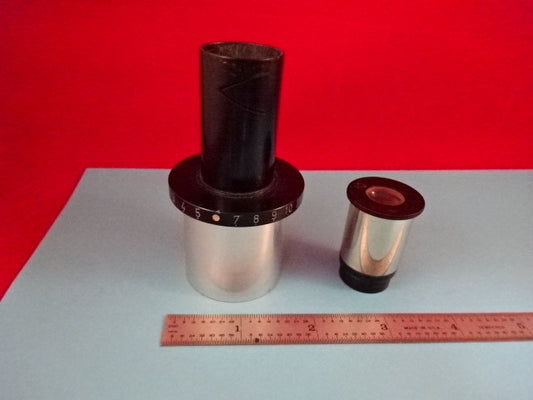 Ernst Leitz Wetzlar Germany Camera Adapter + Ocular Microscope Part Optics