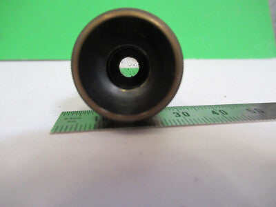 ANTIQUE BRASS BAUSCH LOMB OBJECTIVE MICROSCOPE PART OPTICS AS PICTURED &z9-a-112