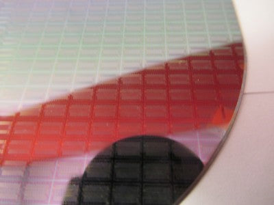COLLECTABLE SILICON SINGLE CRYSTAL WAFER + ELECTRONIC COMPONENTS AS PIC #FT-1-19