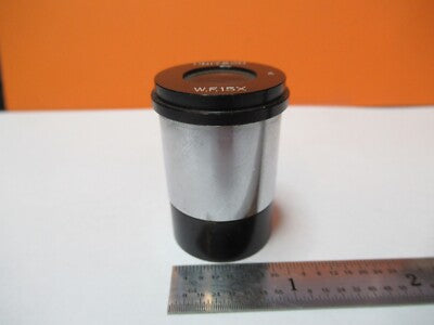 UNITRON JAPAN WF15X LENS EYEPIECE MICROSCOPE PART OPTICS AS PICTURED &85-B-125