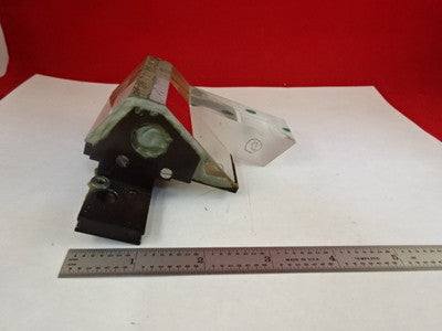 MICROSCOPE PART REICHERT LEICA POLYVAR HEAD PRISM OPTICS AS IS B#U1-B-03