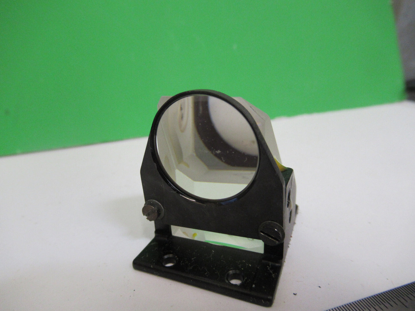 WILD SWISS GLASS PRISM HEAD OPTICS MICROSCOPE PART AS PICTURED X5-A-06