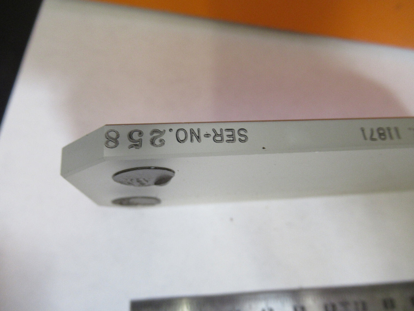 optical large glass TRUNCATED MIRROR MIL SPEC  laser optics as pictured  y3-a-13