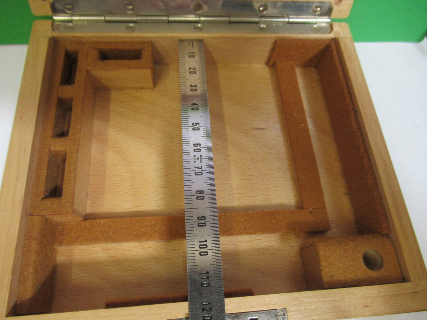 Antique Empty Wood Box Ernst Leitz Germany Microscope Part