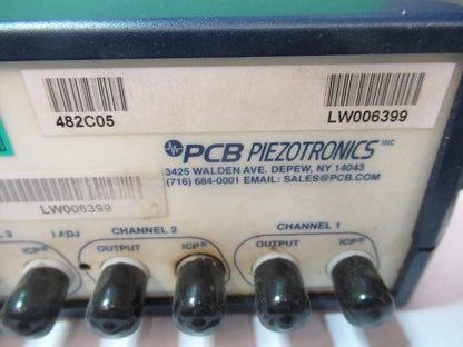PCB PIEZOTRONICS ICP SIGNAL CONDITION 482C05 for ACCELEROMETER AS PICTURED TD-4