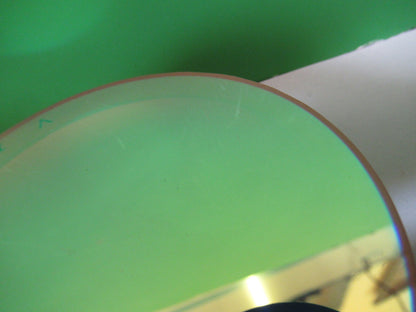 OPTICAL ZERODUR FLAT COATED AS IS LASER OPTICS AS PICTURED Q7-A-69