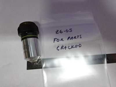 CHIPPED OBJECTIVE OLYMPUS M40 MICROSCOPE PART OPTICS AS PICTURED &Z6-05