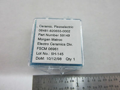 MORGAN MATROC ELECTROCERAMICS PZT-5H PIEZOCERAMIC DISC SENSOR ULTRASONIC ETC dwr