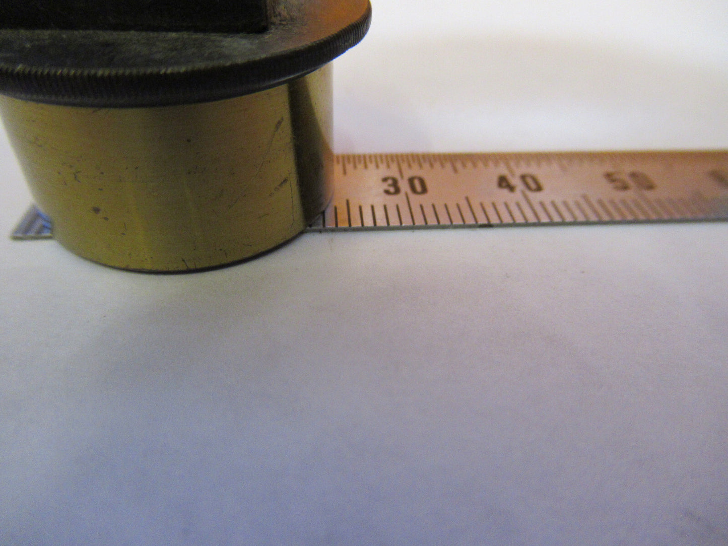 ANTIQUE BRASS ENGLAND RJ BECK chipped prism MICROSCOPE PART AS PICTURED Y2-A-71