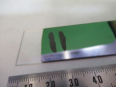 GLASS SLIDE COATED GERMANIUM THIN FILM 9,000 ANGSTROMS  AS PICTURED Z1-A-09