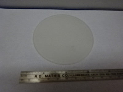 MICROSCOPE PART STAGE GLASS DULL DULL SIDES OPTICS #83-03
