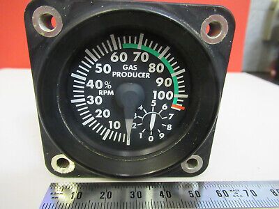 BELL 206 INDICATOR GAS PRODUCER AIRCRAFT PART 206-075-682-107 AS PICTURED C1-A-9