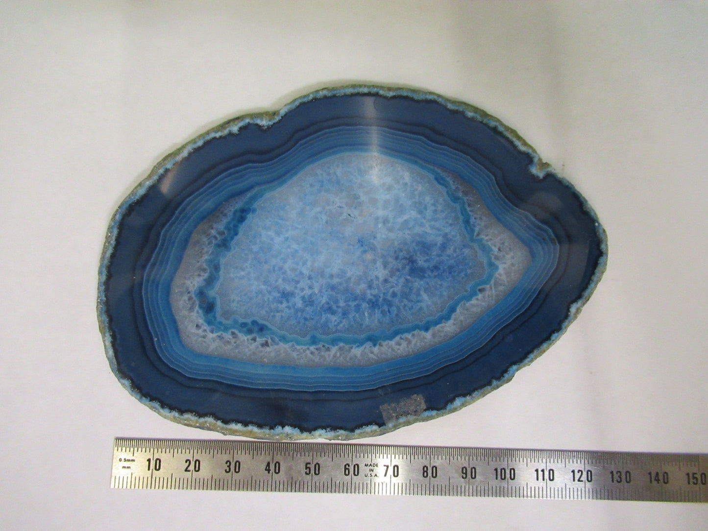 AMAZING AGATE SLICE MINERAL SAMPLE BEAUTIFUL SPECIMEN AS PICTURED T7-FD-85