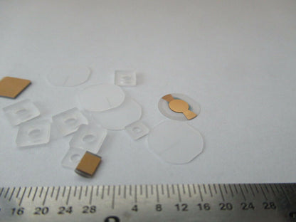 LOT BLANK PIEZOELECTRIC QUARTZ CRYSTAL X- Y- YX-CUT PIEZO SENSOR AS PIC #F5-A-62