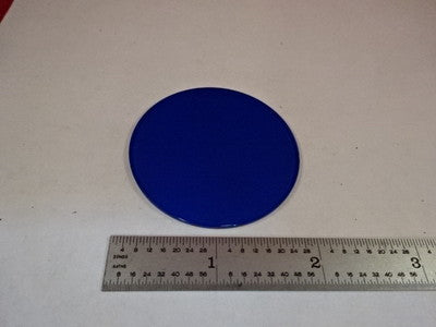 Microscope Part Blue Glass Large Round Filter Optics