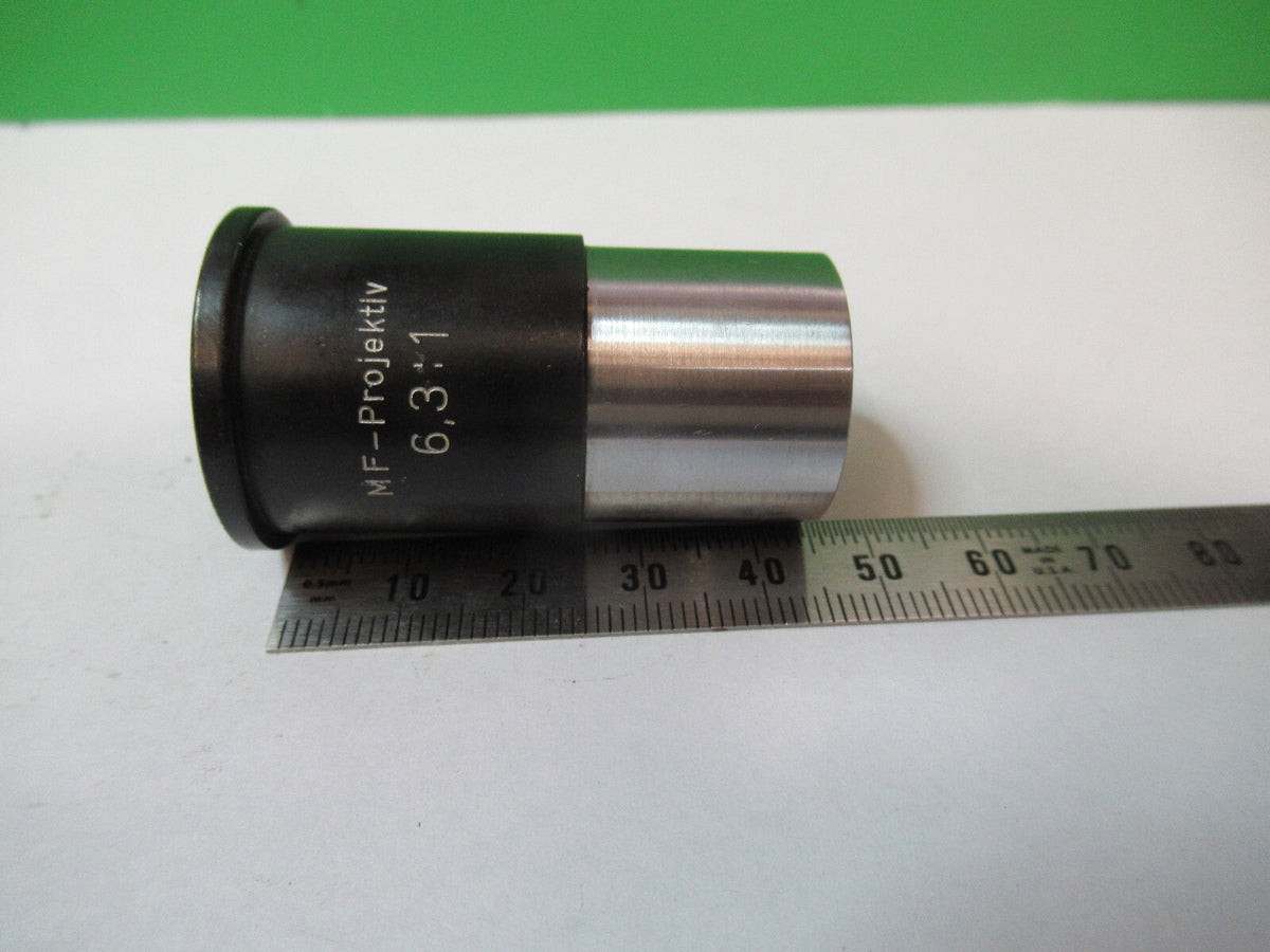 M-f Projectik Aus Jena 6.3X Eyepiece Lens Microscope Part