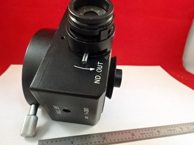 MICROSCOPE PART OLYMPUS JAPAN VERTICAL ILLUMINATOR PIECE OPTICS  B#Q1-A-04