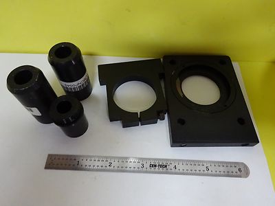 OPTICAL LOT FIXTURES MOUNTS NEWPORT FOR LINSES LASER OPTICS AS IS BIN#P8-07