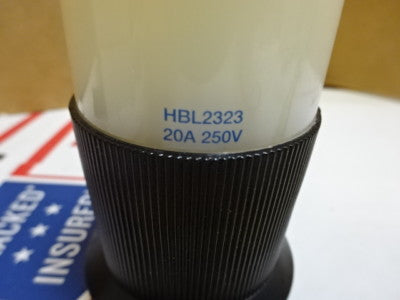 HBL2323 ELECTRIC PLUG 20A 250V SOCKET AS IS #89-06