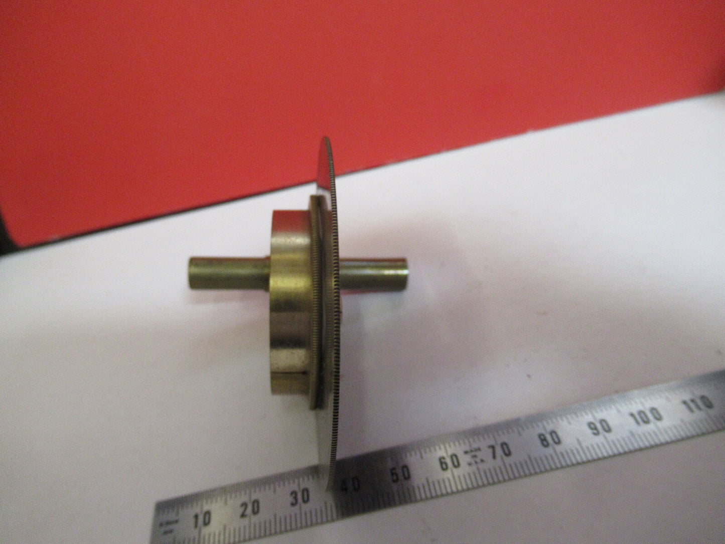 ANTIQUE BRASS UK CONDENSER ASSEMBLY BECK MICROSCOPE AS PICTURED &F8-A-55