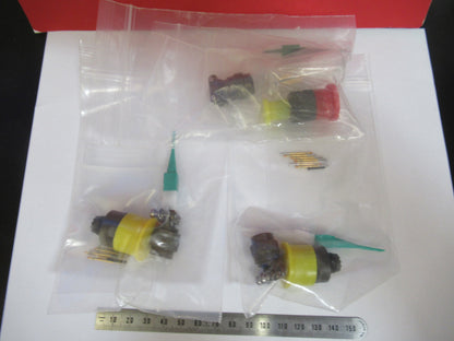 LOT 3 PCS  CONNECTOR MIL SPEC D38999/26WA35SN AS PICTURED T1-A-33