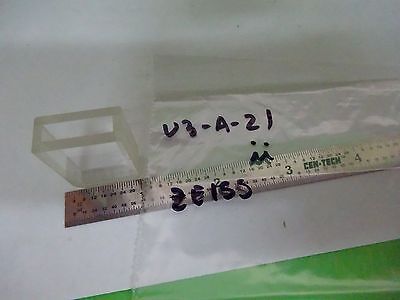 CARL ZEISS GERMANY SPECTRAL QUARTZ CELL SPECTROSCOPIC AS IS BIN#U3-A-21