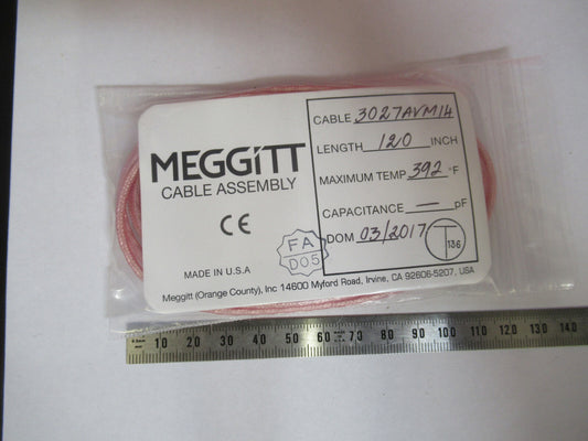 Endevco 3027AV Cable for Triaxial or Mems Accelerometer Vibration Sensor