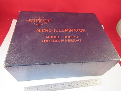 J. Swift & Son Micro Illuminator Lamp Microscope Part Optics