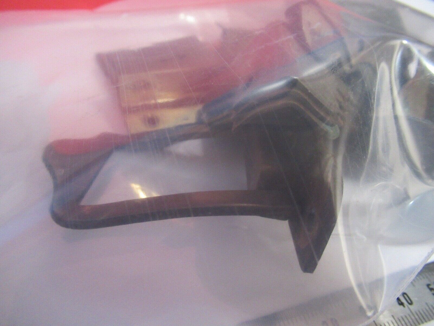 ANTIQUE BAUSCH LOMB LOCK + ACCESSORIES POL MICROSCOPE PART AS PICTURED Q2-28