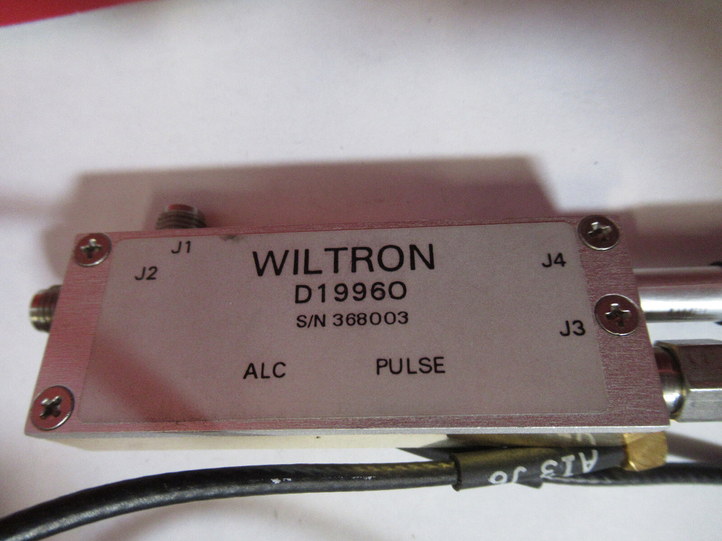 WILTRON D-19960 ALC PULSE MICROWAVE RF FREQUENCY GHz AS PICTURED T7-A-40
