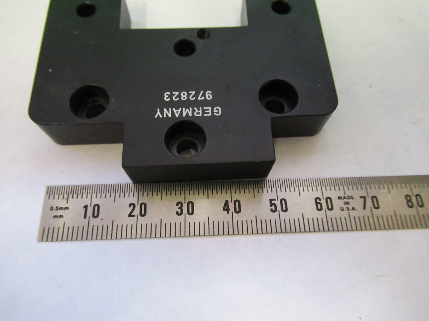 LEITZ WETZLAR GERMANY SPACER ADAPTER STAGE MICROSCOPE PART AS PICTURED X2-A-23