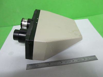 MICROSCOPE PART OLYMPUS JAPAN BINOCULAR HEAD OPTICS AS IS BIN#64-15