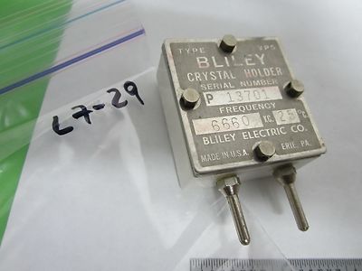 VINTAGE WWII BLILEY VP5 QUARTZ CRYSTAL FREQUENCY CONTROL HAM RADIO BIN#L7-29